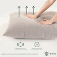 thumbnail image 3 of Silla de Metal Zinus Aidan con Cojines de Memory Foam Color Beige, 3 of 7