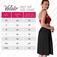 thumbnail image 3 of Valair Classic Short and Long Half Slip Skirt for Ladies and Girls - Slight Flair - Anti Static - Ranges 14" To 34" Length, 3 of 7