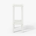 thumbnail image 5 of WestinTrends 36" Outdoor Adirondack HDPE 2-Tier Patio Side Table, White, 5 of 14