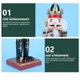 thumbnail image 4 of 1Pc Wooden Nutcracker Soldier Adornment Creative Puppet Doll Craft Xmas Decor, 4 of 6