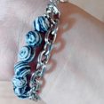 thumbnail image 4 of LinYooLi Cuff Bracelet for Men Natural Stones Frosted Beads Chain Personality Trendy Daily Accessory Gift for Father Boyfriend Son, 4 of 7