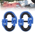 thumbnail image 4 of 1/2 Inch Tow Hitch Safety Chain Connector, 11684lbs Load Link for Towing, with Detachable Isolators for NoiseFree ,  for Various Vehicles, 4 of 7