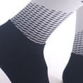 thumbnail image 4 of 2 calcetines antideslizantes para bicicleta, calcetines deportivos para ciclismo de calle (blanco) (L), 4 of 4