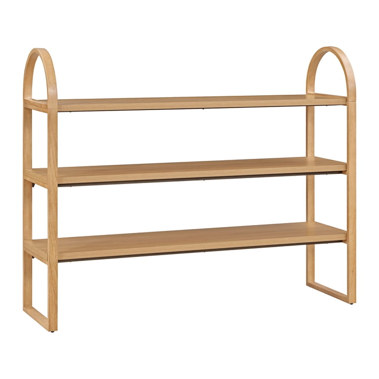 Beautiful by Drew Barrymore 3-Shelf Open Bookcase, Adult, Warm