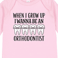 thumbnail image 4 of Inktastic Future Orthodontist Dental Care Gift Boys or Girls Long Sleeve Baby Bodysuit, 4 of 5