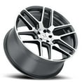thumbnail image 2 of Mandrus Aluminum Rim OTTO 22X9in Gunmetal with Mirror Cut Face Finish, 2290MOT345112G66, 2 of 3