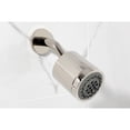 thumbnail image 4 of Kingston Brass KBX8146KNL Convergent Double-Handle Tub and Shower Faucet with Knurled Handle, Polished Nickel, 4 of 7