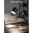 thumbnail image 2 of Aesthetic Metal Table Lamp, E26 Base, Adjustable Swing Arm, Max 60W, On/Off Switch, 2 of 7