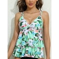 thumbnail image 3 of Charmo V Neck Ruffled Tankini Tops Women, 3 of 6