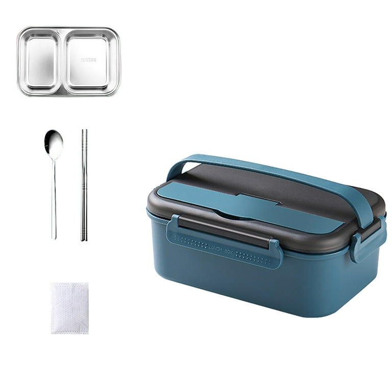 2023 Back to School Savings! Wjsxc School Supplies Clearance, Portable Stainless Steel Self-heating Lunch Box, Insulation Box, Student Lunch Box
