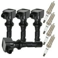 thumbnail image 2 of ECCPP UF516 4 ignition coils with 4 iridium Spark Plugs for ford for Mercury Fusion Milan 2006 2007 2008 2009 2.3L L4 UF516 SP530, 2 of 6