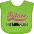 thumbnail image 3 of Inktastic Future HR Manager Boys Baby Bib, 3 of 4