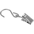 thumbnail image 1 of unique 40 Pack Metal Hanging Clips Hooks For Curtain And Awning String Lights Silver, 1 of 5