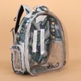 thumbnail image 3 of Mochila portátil para mascotas y gatos, bolsa de viaje para exteriores, adecuada para suministros de embalaje pequeños, transpirable, 3 of 5