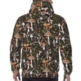 thumbnail image 7 of Lsque Mushroom Garnish Pattern Casual Men's Hoodie,Hooded Sweatshirt with Kangaroo Pocket,Pullover Hoodie-XX-Large, 7 of 7