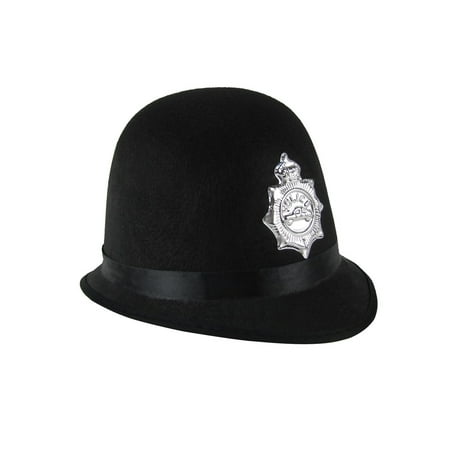 British Bobby Police Officer Hat UK Policeman Costume Accessory