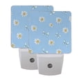 thumbnail image 7 of Pastel Blue Bows Daisies Flower LED Night Light Sensor Lamp Plug-in Adjustable Brightness 2 Pack, 7 of 7