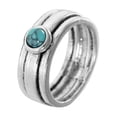 thumbnail image 3 of HOOUN Women 925 Silver Rings Cubic Zirconia Wedding Engagement Ring Jewelry Size 6-10-#3-10, 3 of 5