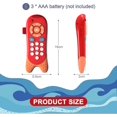 thumbnail image 5 of Richgv Baby Learning Remote Musical Toy Remote Control Toy with Sound, Light Early Learning Education for Toddlers,Remote-Red, 5 of 5