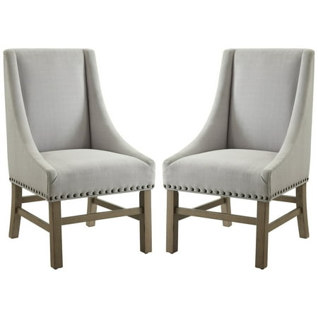 - A Line Furniture Vintage 18th Century French Neoclassic Design Dining Chair with Nailhead Trim (Set of 2)