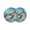Bronze, variant on Coastal Sea Turtle Round 15 Inch Placemats Set of 2, Vintage Teal Nautical Beach Botanical HeatResistant Non Slip Place Mats for Dining Table, Wipeable Braided Kitchen Table Mats for Housewarming