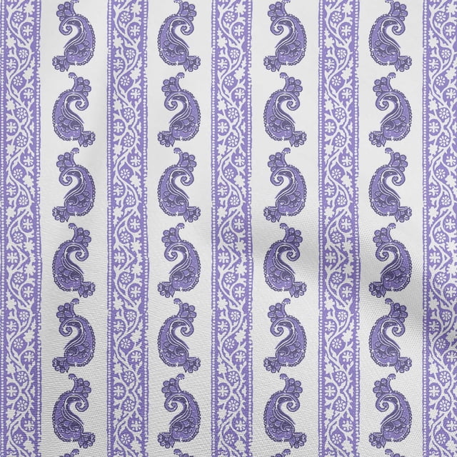 oneOone Polyester Spandex Bluish Violet Fabric Block Sewing Material Print Fabric By The Yard 56 Inch Wide