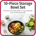 thumbnail image 2 of Recipiente de almacenamiento de alimentos GoodCook Meal Prep, juego de 10 unidades, sin BPA, 2 of 6