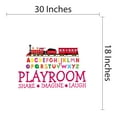 thumbnail image 4 of TRAINS - Removable Train Toy Décor Playroom Share Imagine Laugh Lettering Art Design Multicolored Letter Alphabets Vinyl Kids Bedroom Playroom Wall Decal Sticker 30" x 18", 4 of 5