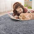 thumbnail image 2 of Shag Area Rugs for Living Room 9'(Round), Soft and Fluffy Shaggy Carpet for Pets, Machine Washable Floor Rugs for Living room, 2 of 6