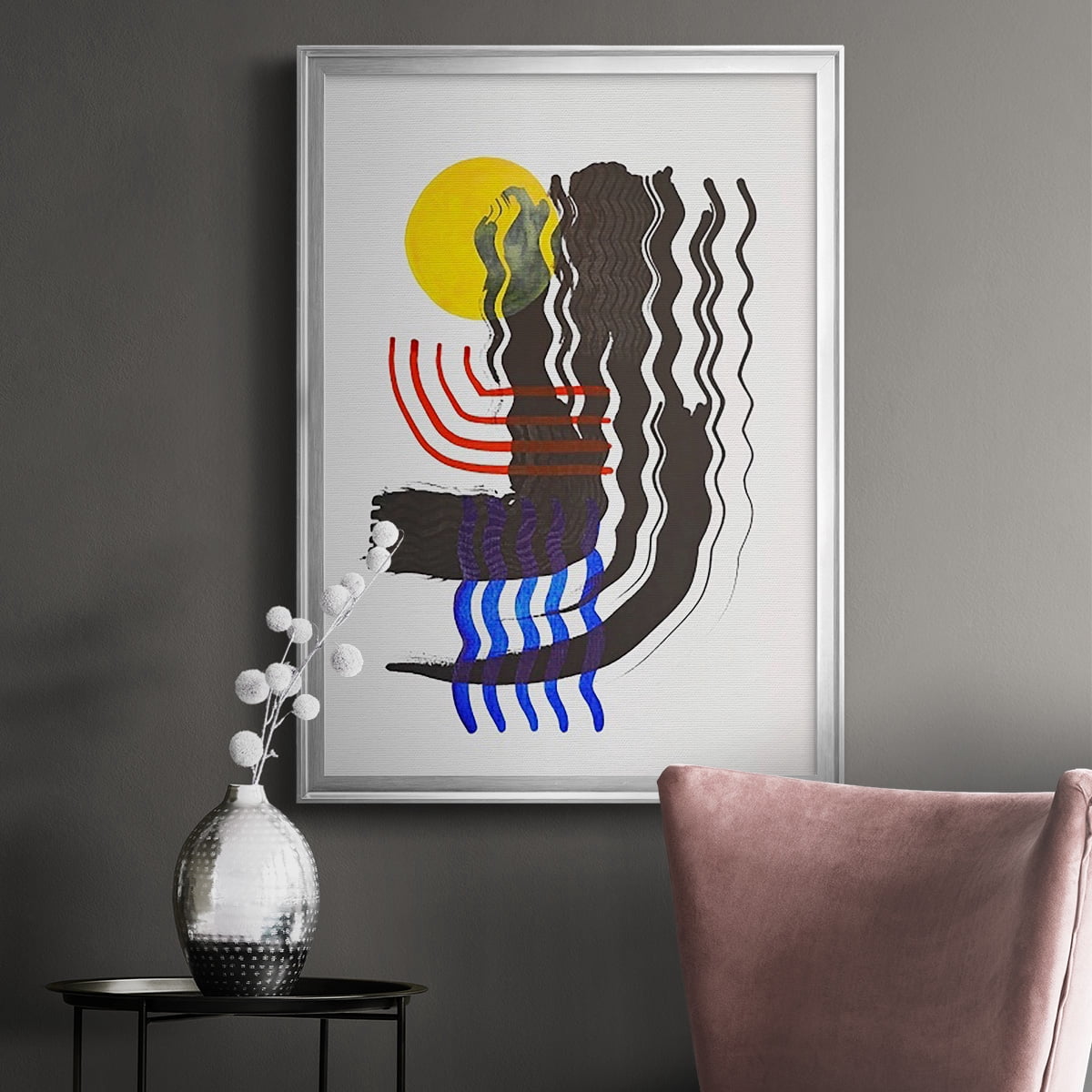 Shifting II Premium Framed Print, in Gold, Black, or Silver - Ready to Hang