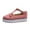 Pink, variant on Utoimkio Wedge Sandals for Women Wide Width Summer Thick Sole Women's Shoes Color Hollow Out Casual Open Toe Sandals