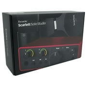 Focusrite Scarlett Solo Studio 4th Gen Recording Interface+Mic+Stand+Pop Filter