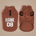 thumbnail image 4 of Pet Artist Personalized Fleece Dog Clothes with Name Printed Winter Warm Vest Dog Sweaters for Small Dogs Male Female Fall Pullover Puppy Clothes with D-Ring, 4 of 15