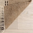 thumbnail image 3 of Corbett Fringed Wool Area Rug, 5' x 8', Corbett Beige, 3 of 8