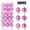 Pink Home Decor, variant on karymi 36Pcs 3 cm Christmas Tree Ball Hanging Christmas Decorations Home Party Decor Christmas Ornaments Set Christmas Ball Ornaments Christmas Party Supplies Dorm Decor