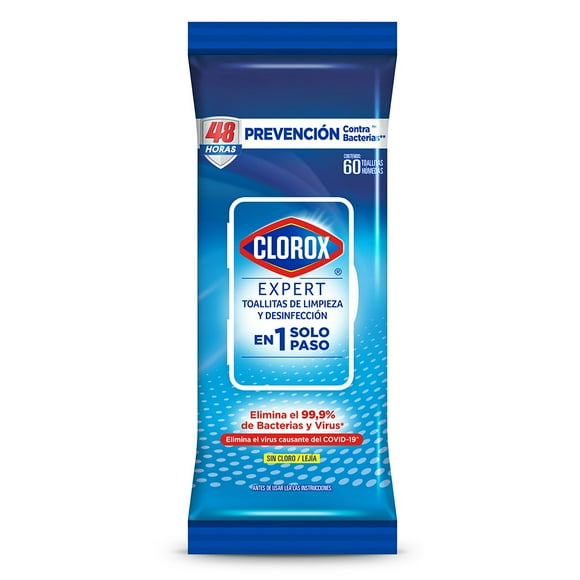 Clorox Toallas Desinfectantes 60 Pz