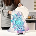 thumbnail image 5 of Coolnut Mandala Kitchen Towels, 18 x 28 Inch Super Soft and Absorbent Dish Cloths for Washing Dishes, 1 PCS Reusable Multi-Purpose Microfiber Hand Towels for Kitchen, 5 of 6