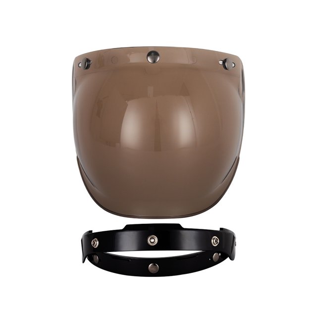 relayinert Vintage With Windshield Materials For Unisex Riders Easy To Clean Light brown black 1Set