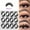 Black #6, variant on mtvxesu False Lashes 12Pairs Natural Long Thick Black False Eyelashes Eye Lashes Makeup Sale