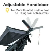 BOB Gear Revolution Flex 3.0 Duallie Jogging Stroller, Double Stroller, Graphite Black