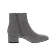thumbnail image 5 of Charter Club Womens Heatherr Faux Suede Square Toe Booties, 5 of 5
