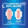 thumbnail image 3 of Always Infinity Feminine Pads for Women, Size 5 Extra Heavy Overnight, with wings, unscented, 3 of 8