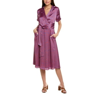 sachin and babi light blue dress Chiffon V-Neck Silver Mother of The Bride Dress with Short Sleeves US4 / Silver main image 1