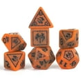 thumbnail image 4 of Dungeons & Dragons: D&D Adventure Dice: Barbarian - Orange - 15pc RPG Set, Class Symbols, Roleplaying Game Accessory, Sirius Dice, Officially Licensed, 4 of 9