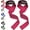 Dotted Pink, variant on RDX Weight Lifting Straps Deadlifting Powerlifting, 5MM Neoprene Wrist Support Straps for Gym, Anti Slip 60CM Hand Bar Grip, Heavy Duty Bodybuilding Weightlifting Workout