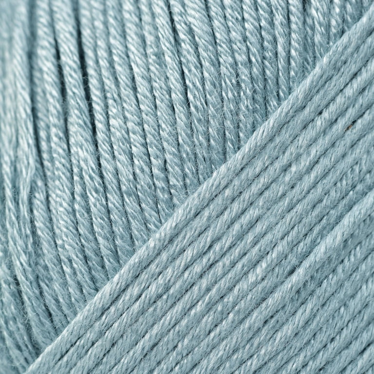 Loops & Threads Silky Soft Bamboo Yarn, Blue, 3-Pack photo 5