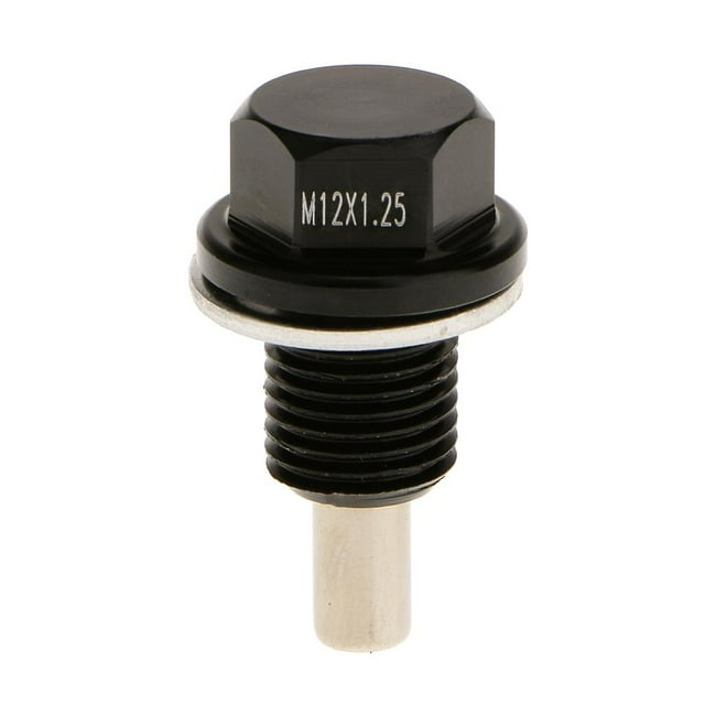 jinwen X1.25 Anodized Engine Oil Pan Drain Plug/Bolt Universal Black