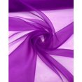 thumbnail image 5 of Sheer Organza Fabric by the Yard for Sewing Fashion Wedding Dress DIY Event Decorations, 60’’ Wide Sparkle Silky Crystal Organza Fabric (Magenta, 1 Yard), 5 of 6