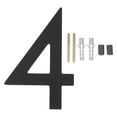 thumbnail image 1 of Shisuyan House Number Sign Black Acrylic 1Set 4.91X3.14X0.43In, 1 of 9