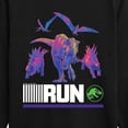 thumbnail image 3 of Jurassic Park - Run Infared Dinos Long Sleeve Graphic T-Shirt, 3 of 5